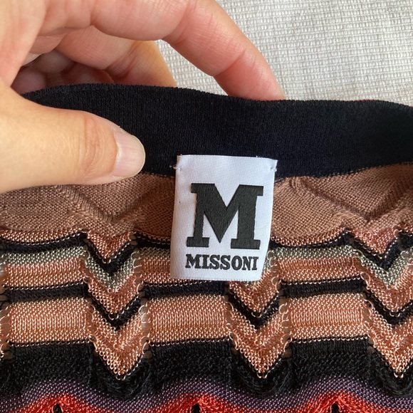 Missoni Multicolor Zigzag Knit Dress Size 8 - Picture 7 of 11
